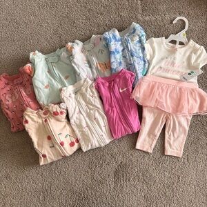 Baby girl clothing bundle size 3 months Carter’s Nike
